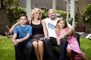 Brandi Passante seen here with her family posing for a photograph